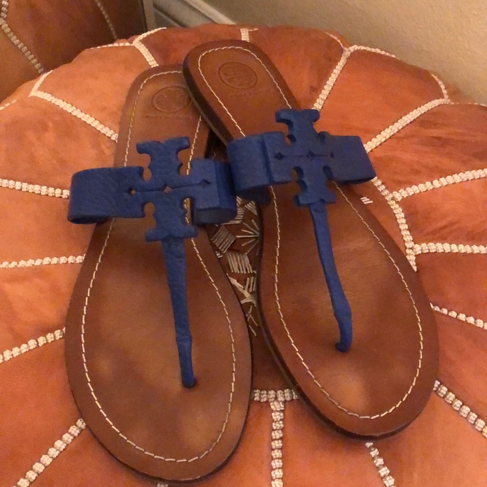 Tory Burch Cobalt Blue Sandals